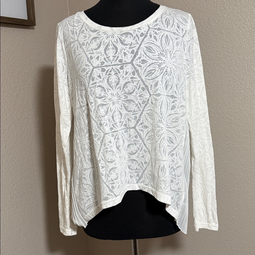 Ariat Ivory Pinstripe Top